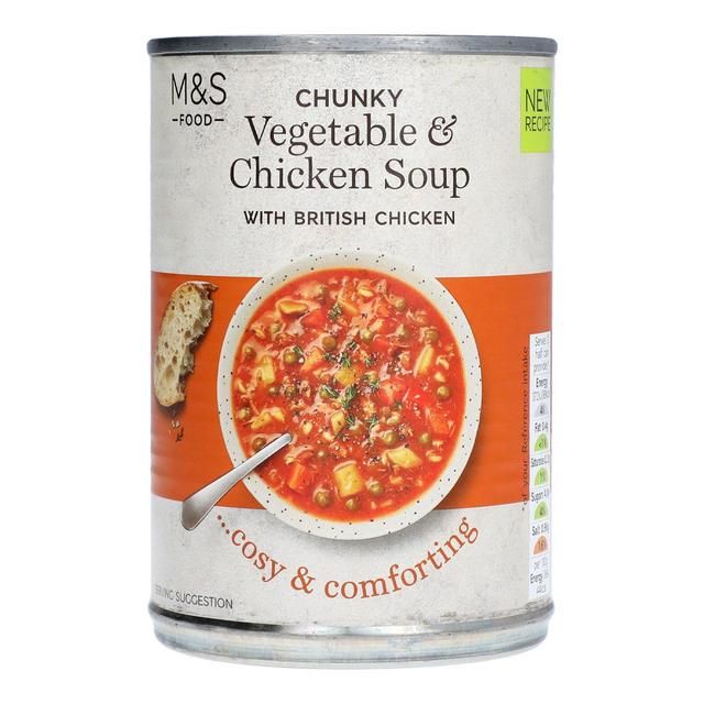 M&amp;amp;S Chunky Vegetable &amp;amp; Chicken Soup   400g