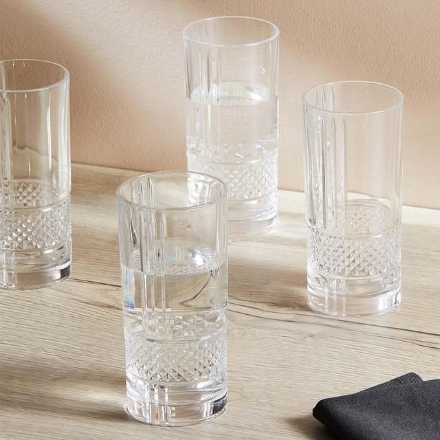 M&amp;amp;S Collection Adeline Highball Glasses   4 per pack