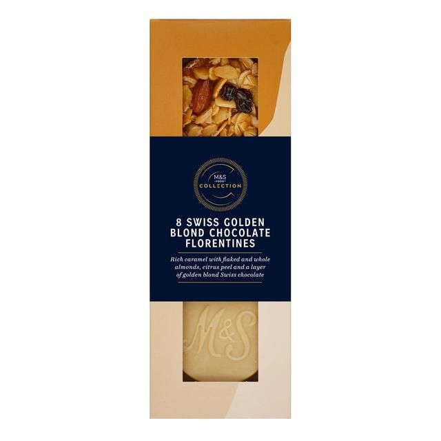 M&amp;amp;S Collection Golden Blond Chocolate Florentines   170g