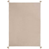M&amp;amp;S Collection Knitted Tassel Throw One Size Neutral