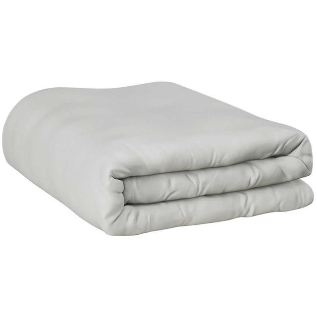 M&amp;amp;S Cotton Rich Duvet Cover King Size (5 ft) Silver Grey