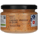 M&amp;amp;S Creamy Harissa &amp;amp; Olive Mezze Dip   250g