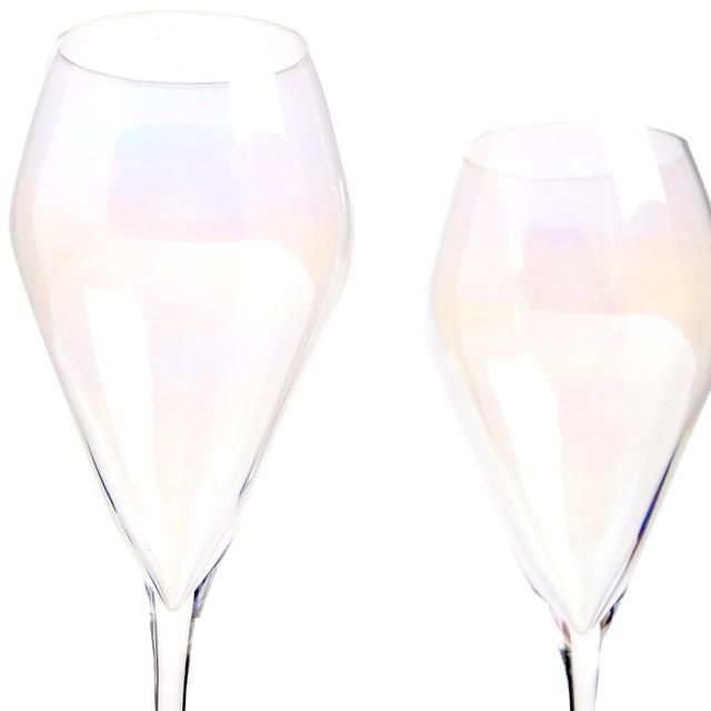 M&amp;amp;S Crystal Pearl Lustre Prosecco Flutes Set    2 per pack