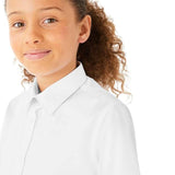 M&amp;amp;S Girls 3pk Easy Iron School Blouses 4-14 Years White