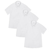 M&amp;amp;S Girls 3pk Easy Iron School Blouses 4-14 Years White