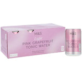 M&amp;amp;S Light Pink Grapefruit Tonic Water   8 x 150ml