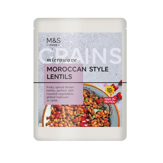 M&amp;amp;S Microwave Moroccan Style Lentils   250g