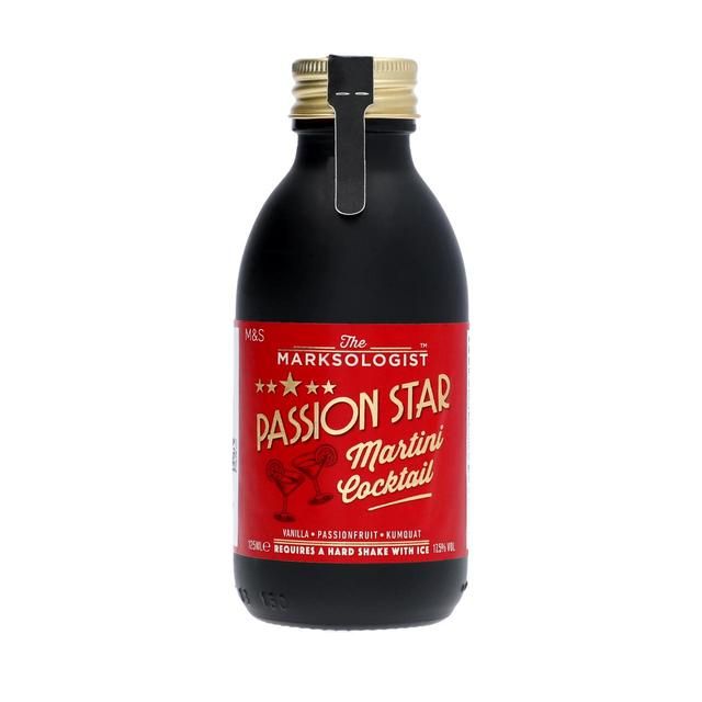 M&amp;amp;S Mini Marksologist Passion Star Martini Cocktail   125ml