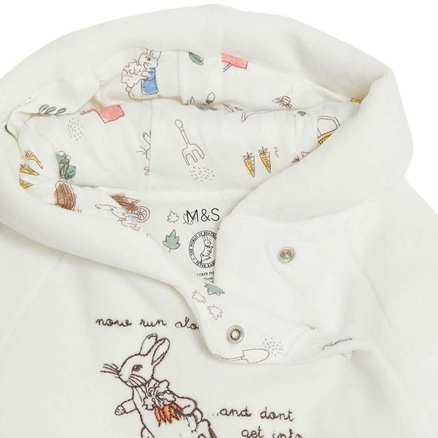 M&amp;amp;S Peter Rabbit Velour Jacket Newborn-9-12 Months Grey