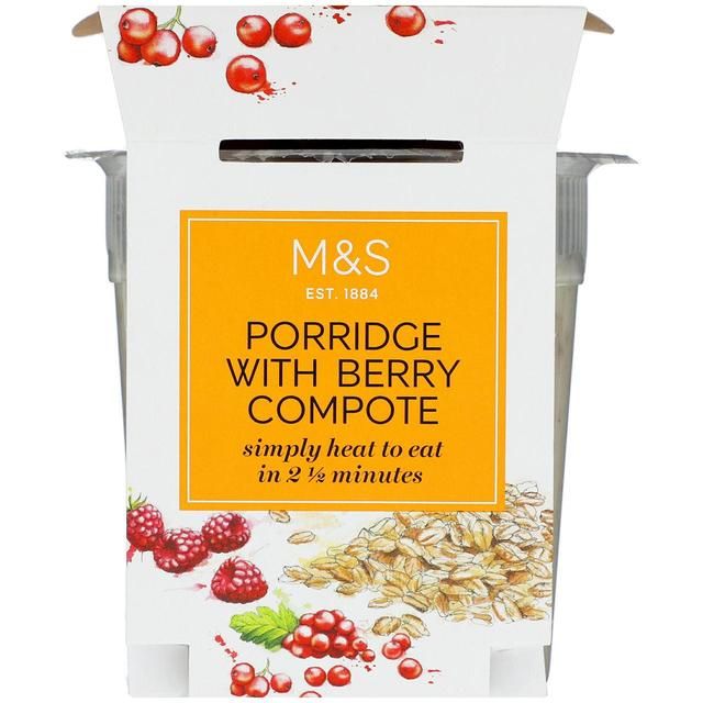M&amp;amp;S Porridge with Berry Compote   350g
