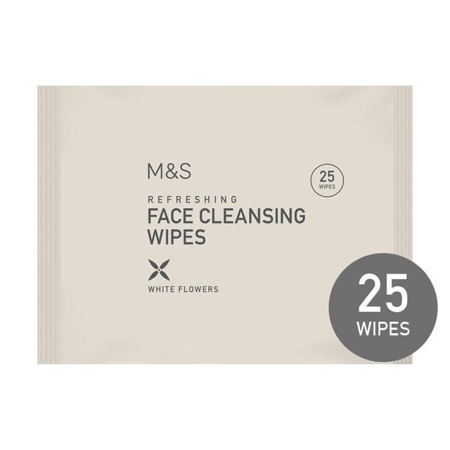 M&amp;amp;S Refreshing Face Cleansing Wipes   25 per pack