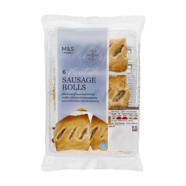 M&amp;amp;S Sausage Rolls   6 per pack
