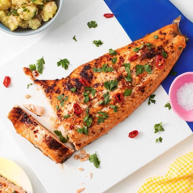 M&amp;amp;S Scottish Salmon with a Soy &amp;amp; Ginger Glaze Boneless   1kg