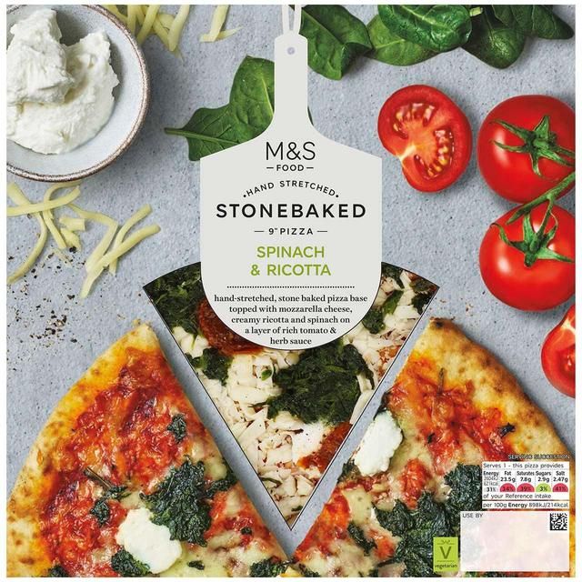 M&amp;amp;S Spinach &amp;amp; Ricotta Pizza   290g