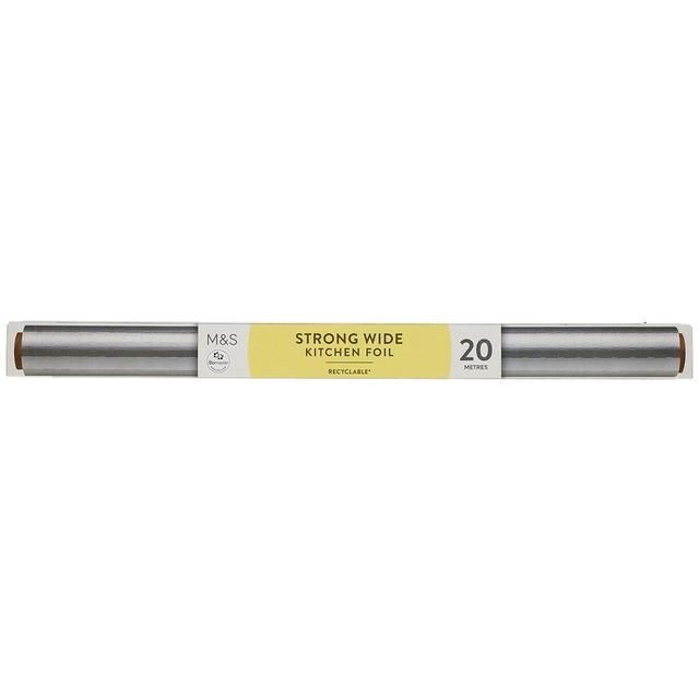 M&amp;amp;S Strong Wide Kitchen Foil Large   20m