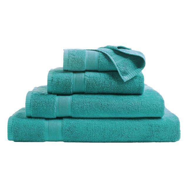 M&amp;amp;S Super Soft Antibacterial Cotton Hand Towel Teal