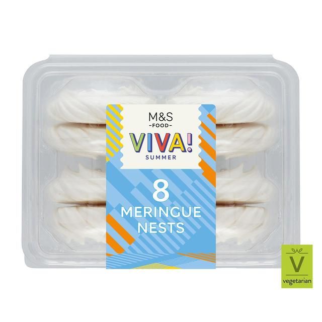 M&S VIVA 8 Meringue Nests   96g