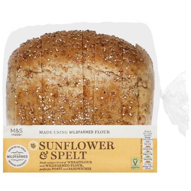 M&amp;amp;S Wildfarmed Sunflower &amp;amp; Spelt Bread   550g