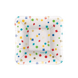 Unique Party Paper Confetti Appetiser Plates (Pack of 8)