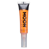Moon Glow - Neon UV Face Paint with Brush Applicator - Intense Orange