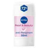NIVEA Pearl & Beauty Anti-Perspirant Deodorant Stick, 50ml