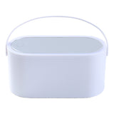 Livingandhome Makeup Box with LED Light Mirror