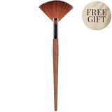 Dr Botanicals Coffee Ground Fan Brush