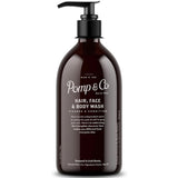 Pomp & Co Hair Face & Body Wash For Men,Signature Scent 1L