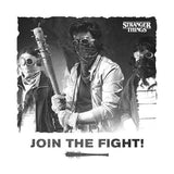 Stranger Things Join The Fight Framed Canvas Print