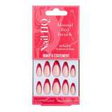 Nail HQ Almond Red French Nails (24 Pieces)