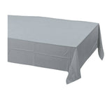 Material: Paper. Width: 108in. Length: 54in. Design: Plain, Rectangular. Absorbent, Waterproof. Lining: Plastic.