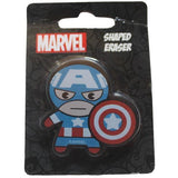 Marvel Captain America Cut Out Eraser