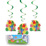 Unique Party Luau Tropical Island Decoration (Pack of 3)