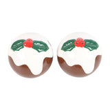 Something Different Christmas Pudding Salt Pepper Shakers