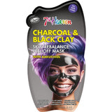 7th Heaven Charcoal Black Clay Peel Off Mask with Bakuchiol