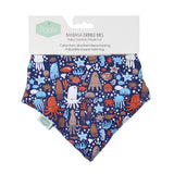 Ziggle Bandana Dribble Bib - Blue Under The Sea