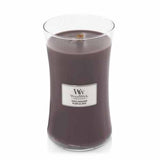 Woodwick Large Hourglass Suede & Sandalwood Candle 610g