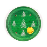 Myga Incense Cone Plate - Buddha Green