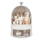 Livingandhome Freestanding Makeup Organizer - White