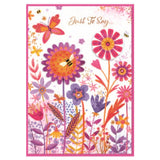 Simon Elvin Isabel Garden Just To Say Card (Pack of 6)