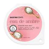 Sassy Scents Eau De Ambre Wax Melt 50g