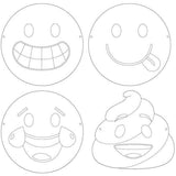 Emoji Party Mask (Pack of 72)