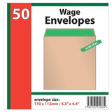 Impact Plain Wage Envelope (Pack of 50)