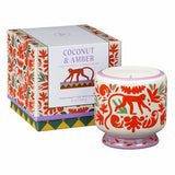 Paddywax Ceramic Soy Candle Jungle Coconut & Amber