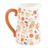 Something Different Autumn Leaves And Pumpkins Flower Jug
