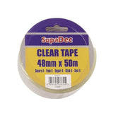 SupaDec Clear Tape (50m x 4.8cm)