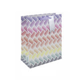 Eurowrap Wave Pattern Gift Bag (Pack of 6) (L)