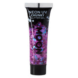 Moon Glow - Neon UV Chunky Glitter Gel - Purple