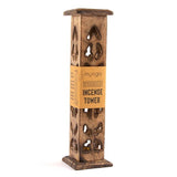 Myga Incense Tower - Carved Wood