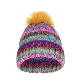 Mountain Warehouse Womens Geneva Rainbow Borg Lined Beanie